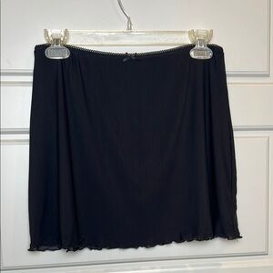 Brandy Melville Black Min-Skirt